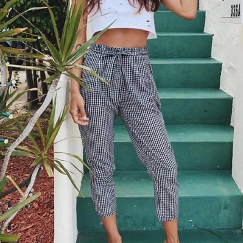 LF Gingham Pants